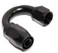 -10AN AN10 180Degree Black Swivel End Fitting Adapter For Oil Fuel Gas Hose Line