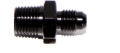 Picture of -4AN Male to 1/4NPT Male Flare Thread Aluminum Anodized Fitting Adapter Black
