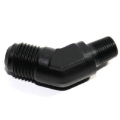 -6AN 6 AN AN-6 Male Flare To 1/8" NPT Thread 45 Degree Fitting Adapter Black
