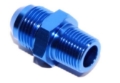 Picture of -8AN Male to 3/8NPT Male Thread Aluminum Anodized Hose End Fitting Adapter Blue