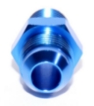 Picture of -8AN Male to 3/8NPT Male Thread Aluminum Anodized Hose End Fitting Adapter Blue
