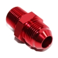 -8AN Male to 3/8NPT Male Thread Aluminum Anodized Hose End Fitting Adapter Red