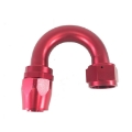 16AN-AN16 180 Degree Red Swivel Oil/Fuel/Gas Line Hose End Fitting Adapter