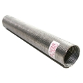 18" Galvanized Flexible Exhaust Tubing 2.5" Diameter Flex Pipe +2x Band Clamps
