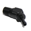 1/8"NPT Male to 3/16" Hose Barb 45Degree Fuel Oil Gas Line Fitting Adapter Black