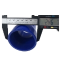1x High Performance 4-Ply Silicone Hose Coupler 2" to 2.5" Straight Reducer Blue