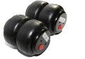 Picture of 2 Standard 2500 lb Bags 1/2"npt Single Port Heavy Duty Air Ride Suspension