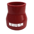 3Ply 2.75" To 2'' inch Straight Reducer 76mm Silicone Hose Coupler Red