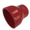 3Ply 2.75" To 2'' inch Straight Reducer 76mm Silicone Hose Coupler Red