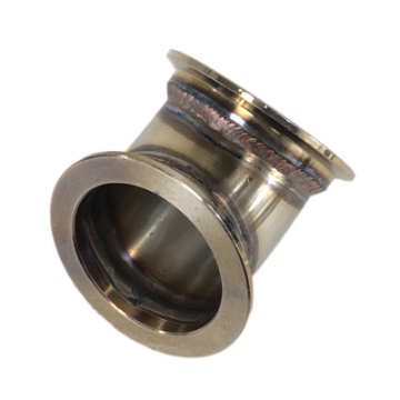 45 Degree Elbow 2.5" Conversion Adapter V-band size (2.32" I.D. 3.19" O.D.)