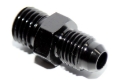 Picture of 4AN AN-4 TO M12X1.5 NPT Male Thread Aluminum Anodized Fitting Adapter BLACK