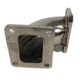 90 Degree T3-4 Bolt to T4-4 Bolts Turbo Charger Flange Conversion Adapter
