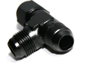 Picture of AN10 10-AN Female to AN10 10-AN Male Black 3-Way Tee T-Piece Fitting Adapter