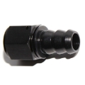 Black 10AN AN-10 Straight Push ON Lock Hose Fitting Oil/Fuel/Gas Line Adapter