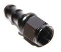 Picture of Black AN10 10AN AN-10 Straight Swivel Fuel Oil Gas Line Push-on Hose End Fitting