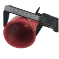 Brand NEW 2" To 2.5" Red 45 Degree Silicone hose Coupler 4 layer polyester