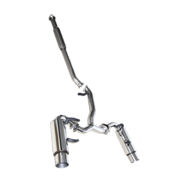 Picture of Dual 4" Tip Muffler Catback Exhaust System for13-16 Scion FR-S/13-20 Subaru BRZ