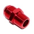 EMUSA 10AN AN-10 TO 1/2" NPT Male Thread Aluminum Anodized Fitting Adapter RED