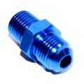 EMUSA 6AN AN-6 TO 1/4" NPT Male Thread Aluminum Anodized Fitting Adapter BLUE
