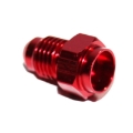 EMUSA Red 4AN AN-4 Male Thread Straight Weld on Flare Aluminum Anodized Fitting