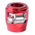 Fuel Hose Line End Cover Clamp Adapter Fitting Connectors AN6 Red New Brand