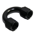 New 180° Degree Black 8AN AN-8 Female to Female Swivel Fuel Oil Gas Line Fitting