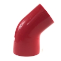 New Universal Red Silicone 2.5" to 3" Coupler 45 Degree Angled Elbow Hose 4-Ply