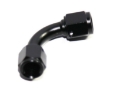 Picture of (one) AN4 Female to 4AN AN-4 Female 90 Degree Flare Swivel Fitting Adapter Black