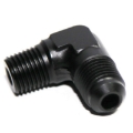 (one) AN6 6AN Male to 1/4NPT Male 90 Degree Fuel Oil Gas Line Fitting Adapter