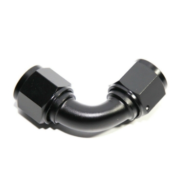 (one piece) AN10 Female to AN10 Female 90°Deg Swivel Fuel Oil Gas Line Fitting