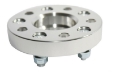 Picture of Silver Hub Centric Wheel Spacers 5x114.3,66.2 CB ,12X1.25,1 Inch 25mm