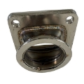 T4 4-Bolt to 2.5"V-Band Straight Stainless Steel Turbo Flange Conversion Adapter