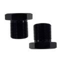 Two (2) Black Aluminum Oil Filter with 1/2-28 to 13/16-16 Threading