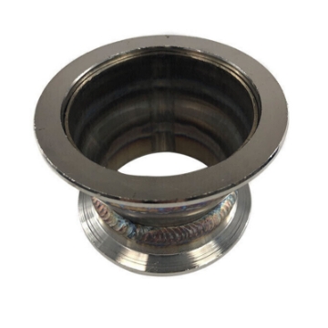Universal 2" V-Band to 2.5" V-Band SS 0 Degree Pipe Turbo Flange Adapter