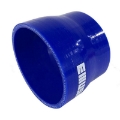 Universal 3.5" To 4" Straight 89mm-102mm Reducer Silicone Hose Coupler Blue