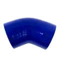 Universal 45 Degree Blue Silicone 3" Coupler 45 Degree Angled Elbow Hose 4-Ply