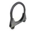 Picture of Universal Mild Steel Saddle U-Bolt Muffler / Exhaust Clamp, 2.5 Inch