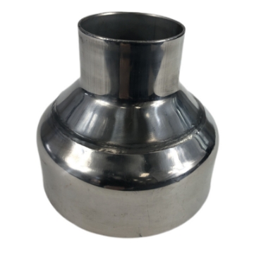 Universal Stainless Steel T201 Exhaust Piping Reducer 2" to 4", 3.5" Length